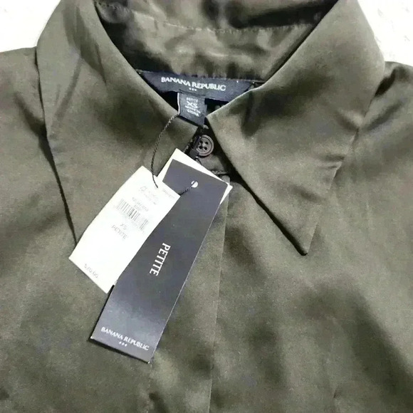 BANANA REPUBLIC COLLARED BLOUSE - Picture 6 of 8